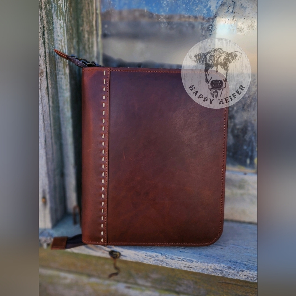 All Leather Bible Cover
